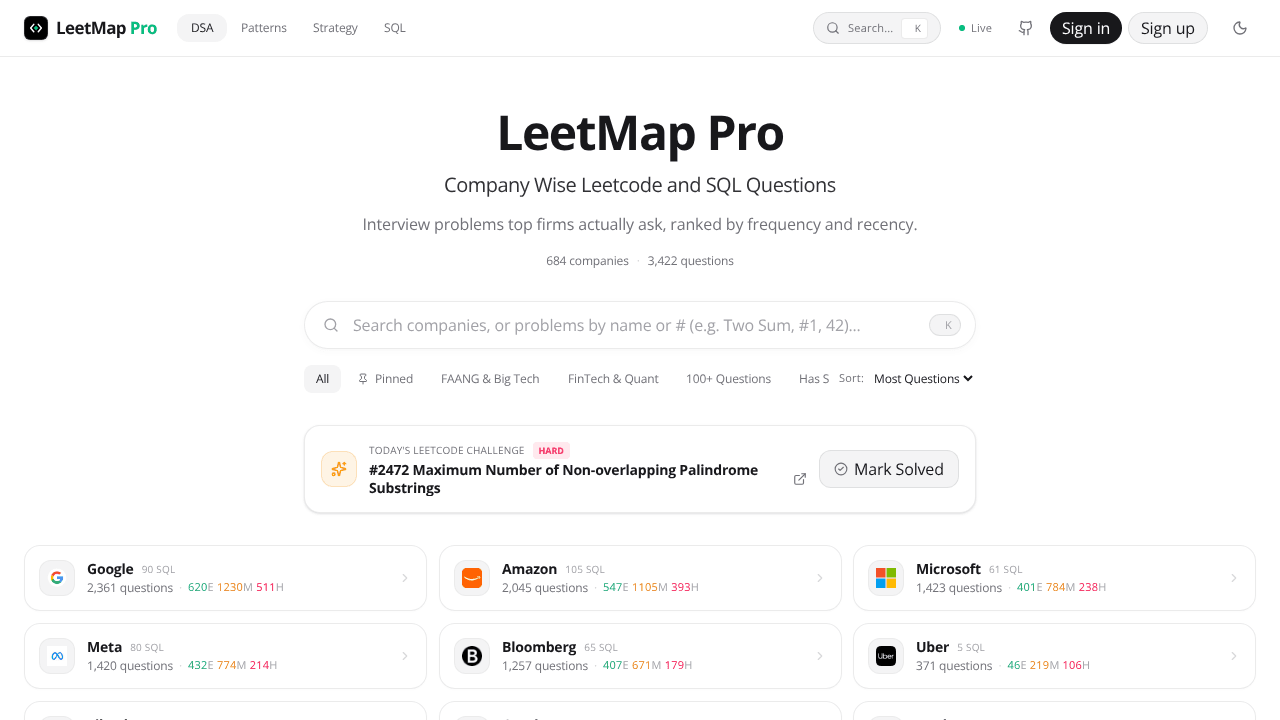 LeetMap Pro