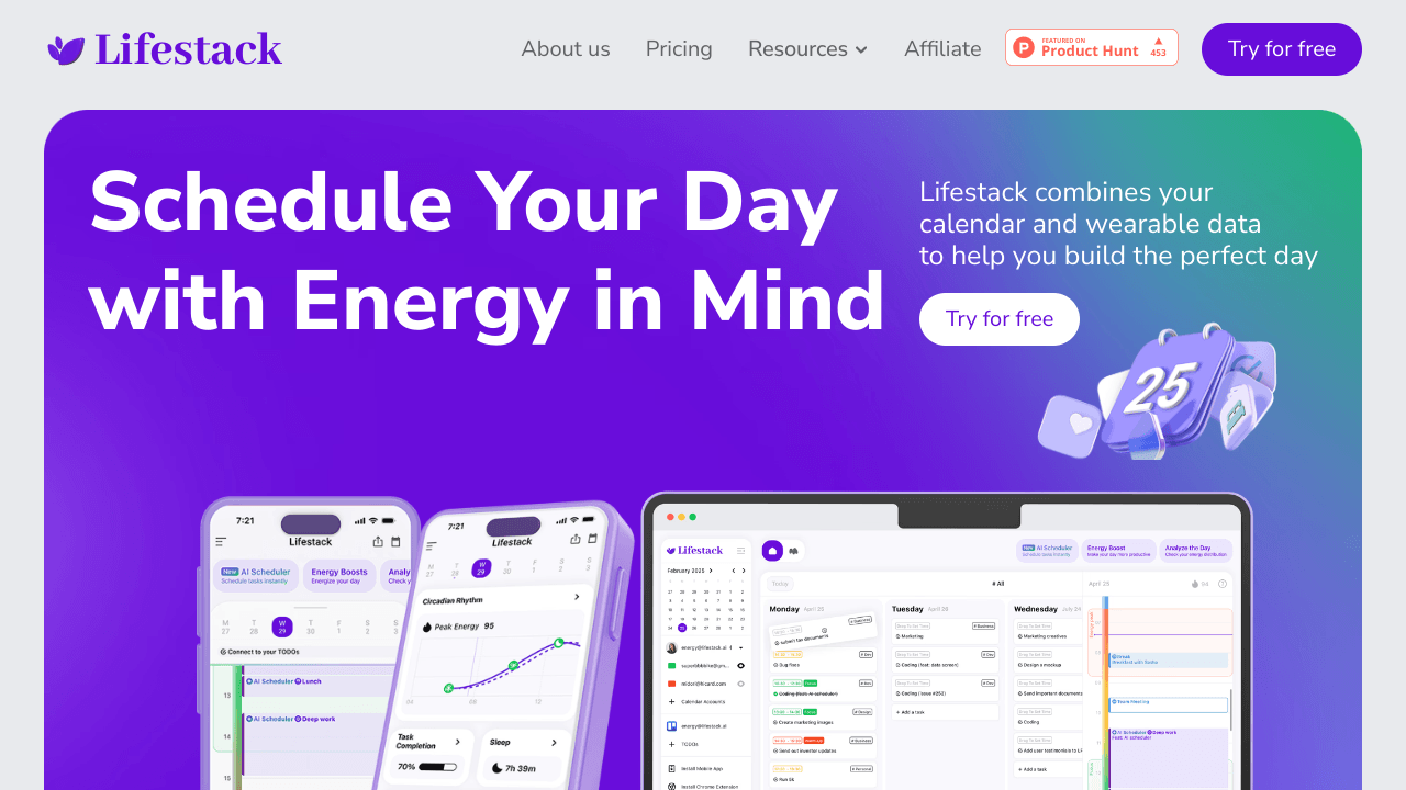 Lifestack (Web + AI Scheduler)