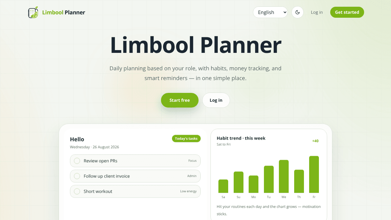 Limbool Planner