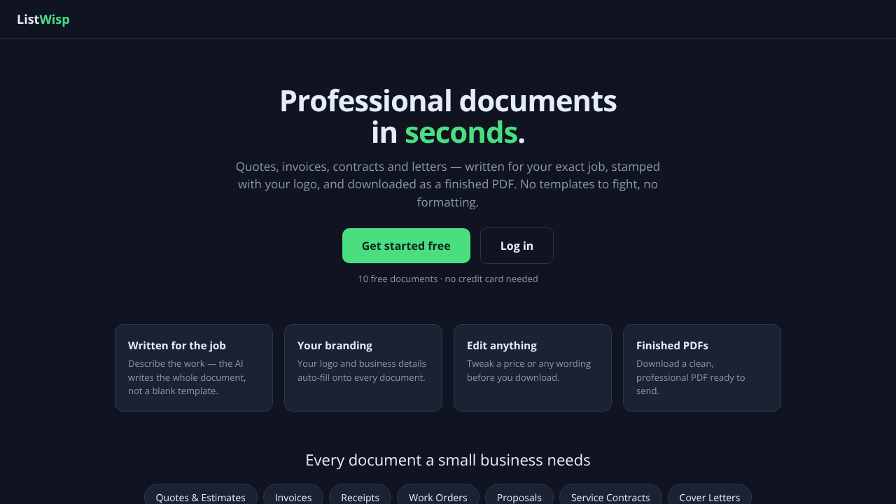 ListWisp