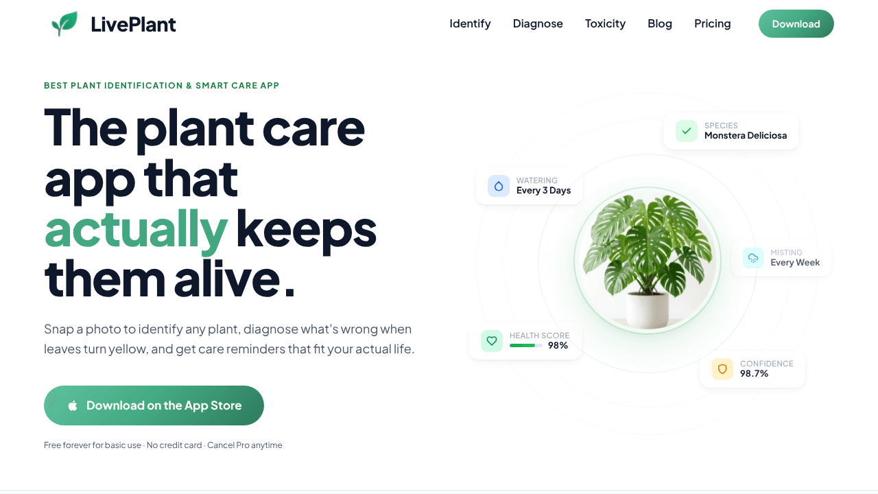 LivePlant : Plant Identifier