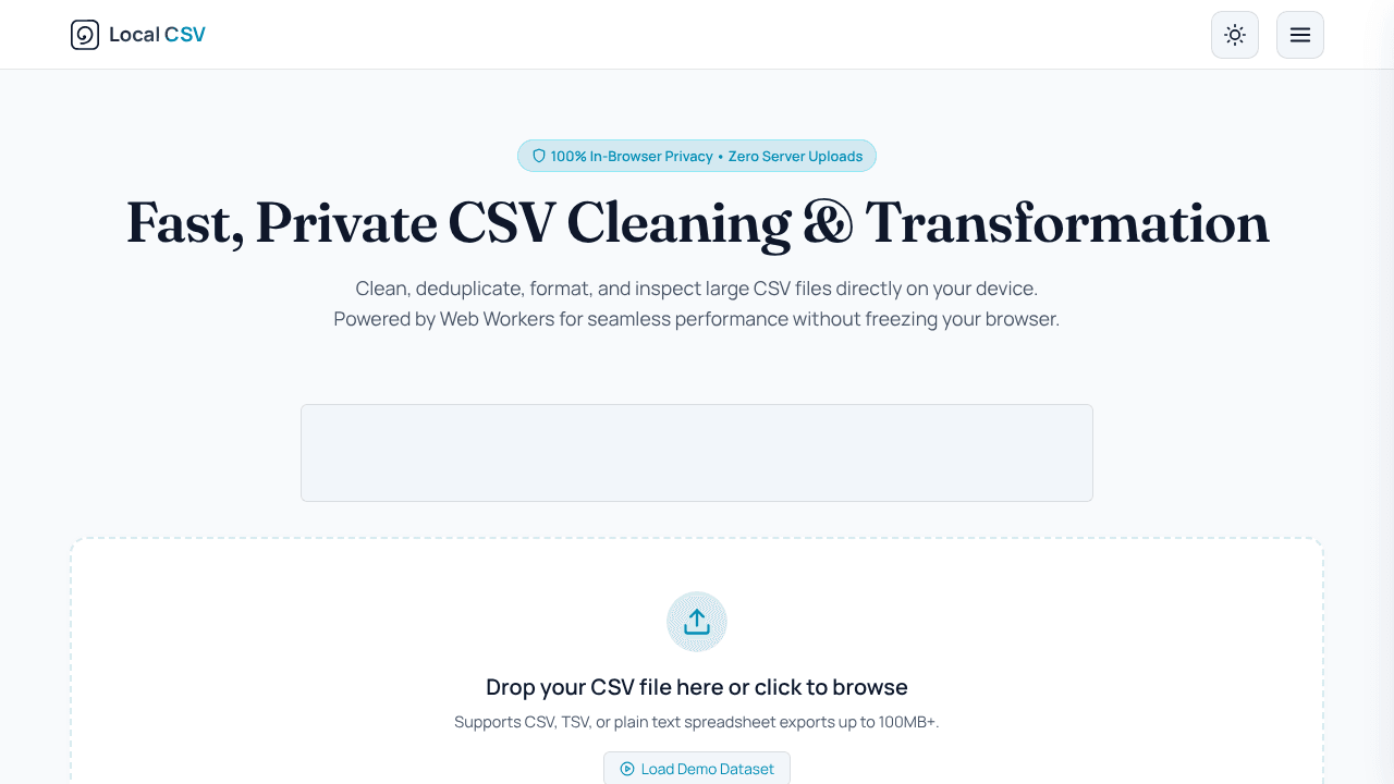 Local CSV