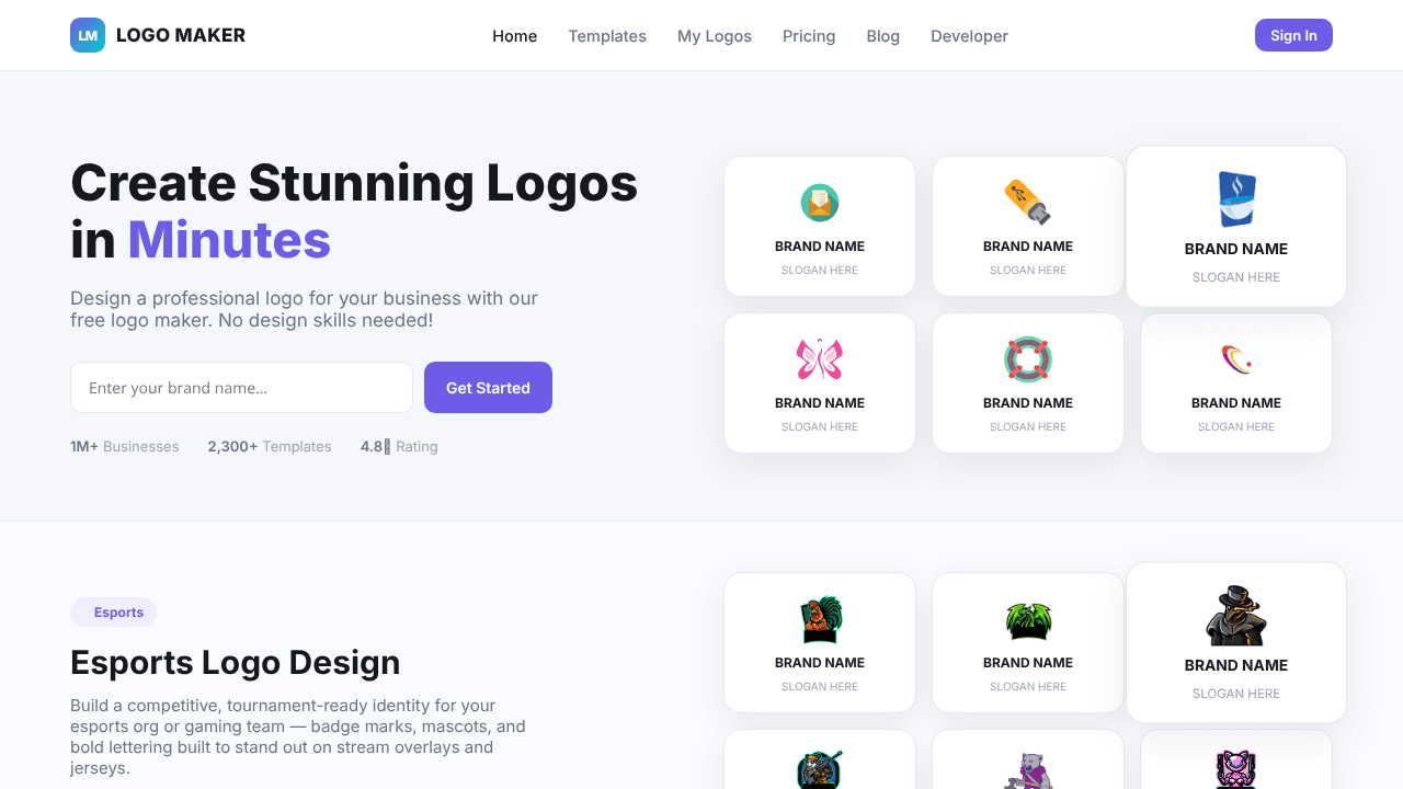 Logo Maker — Create Stunning Logos