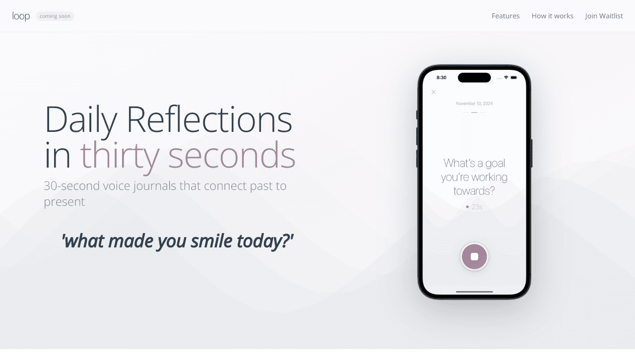 Loop - Voice Journal