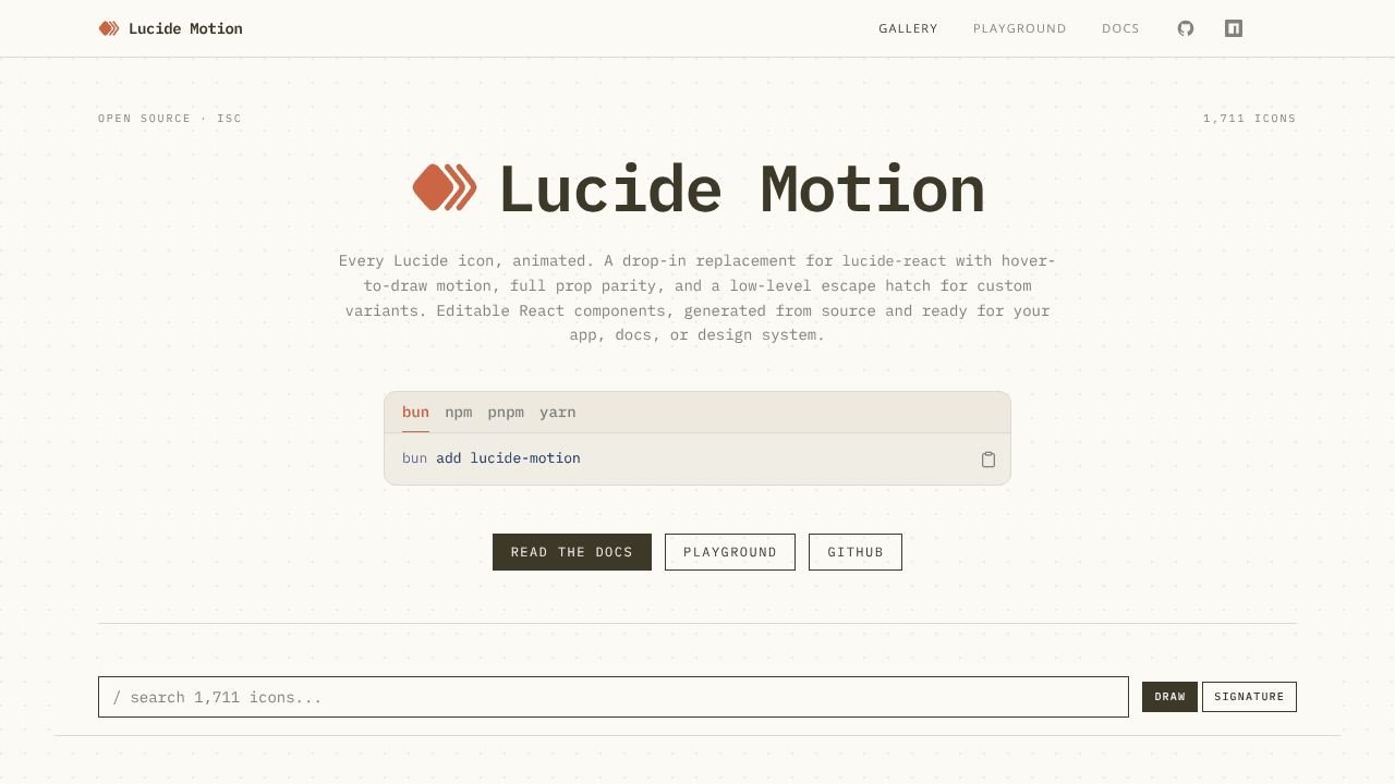 Lucide Motion