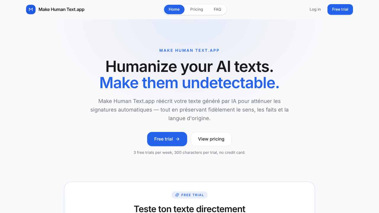 MakeHumanText