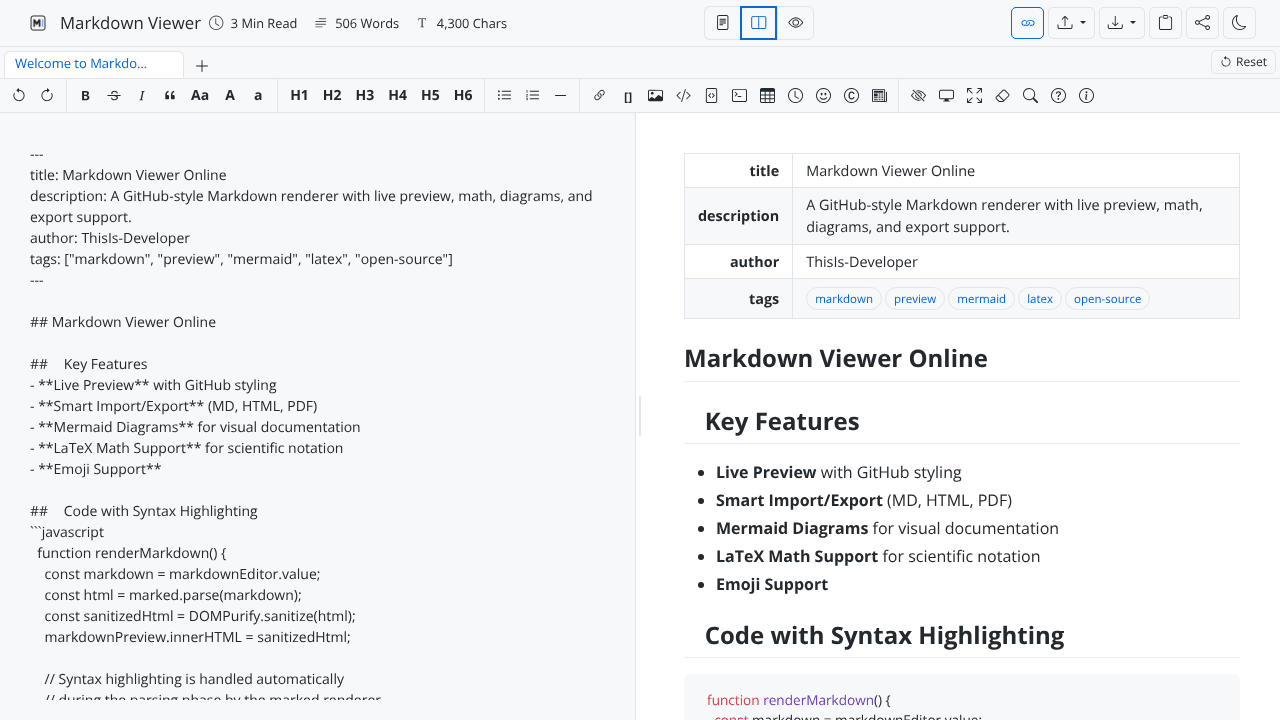 Markdown Viewer
