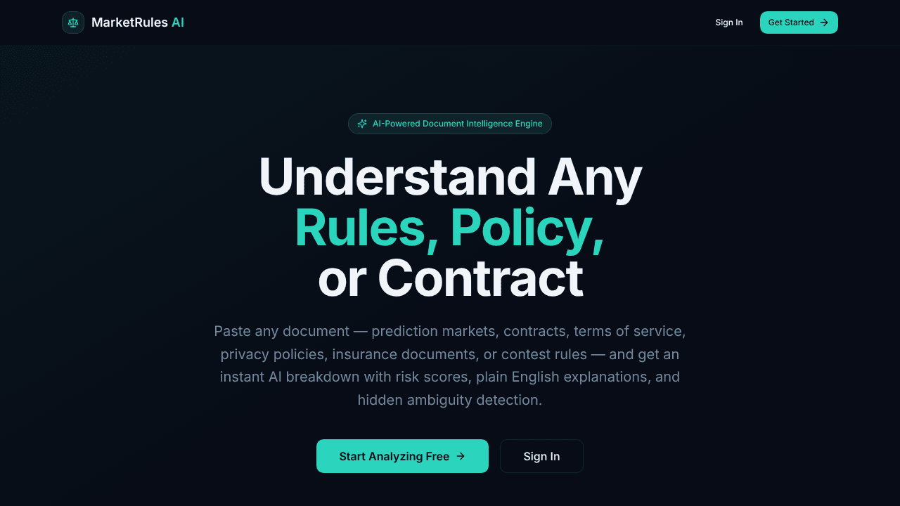MarketRules AI