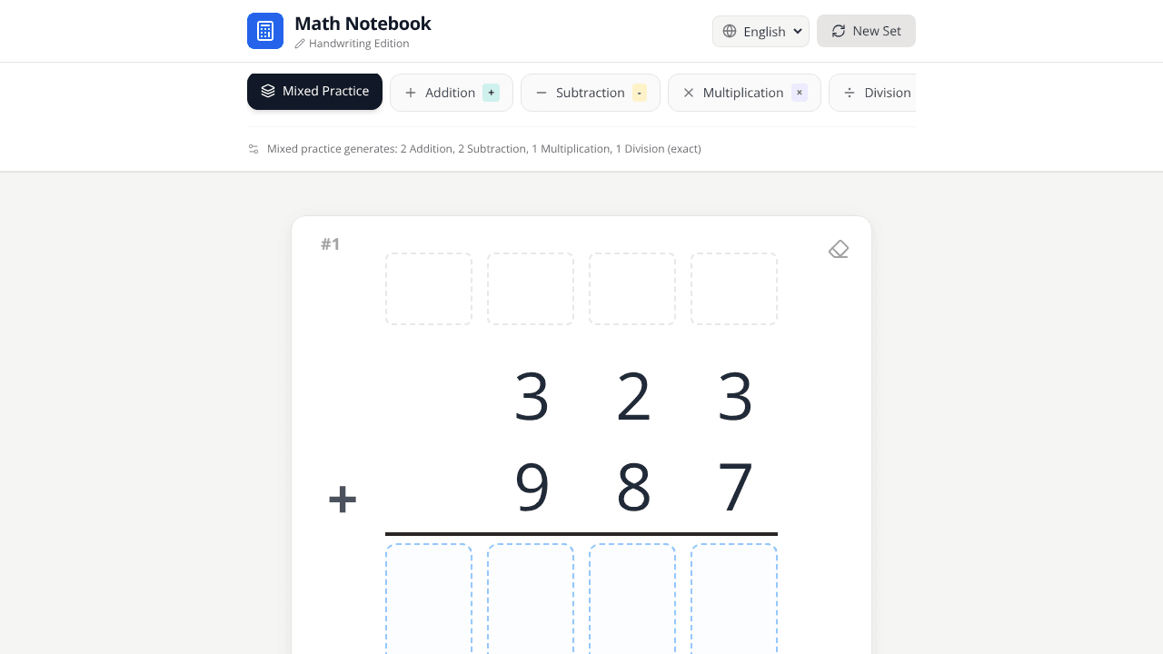 Math Notebook