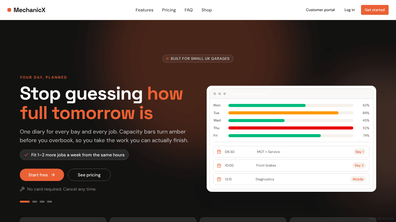 MechanicX — Garage management systems