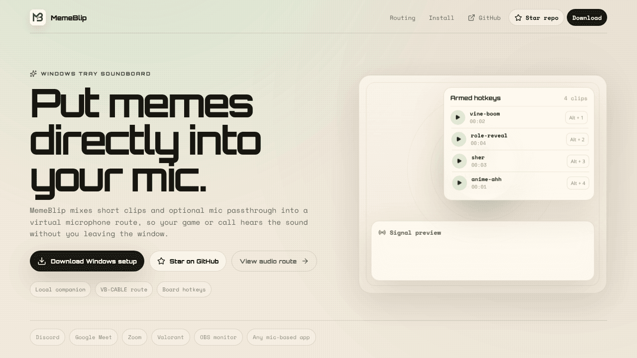 MemeBlip — Soundboard for Chaos