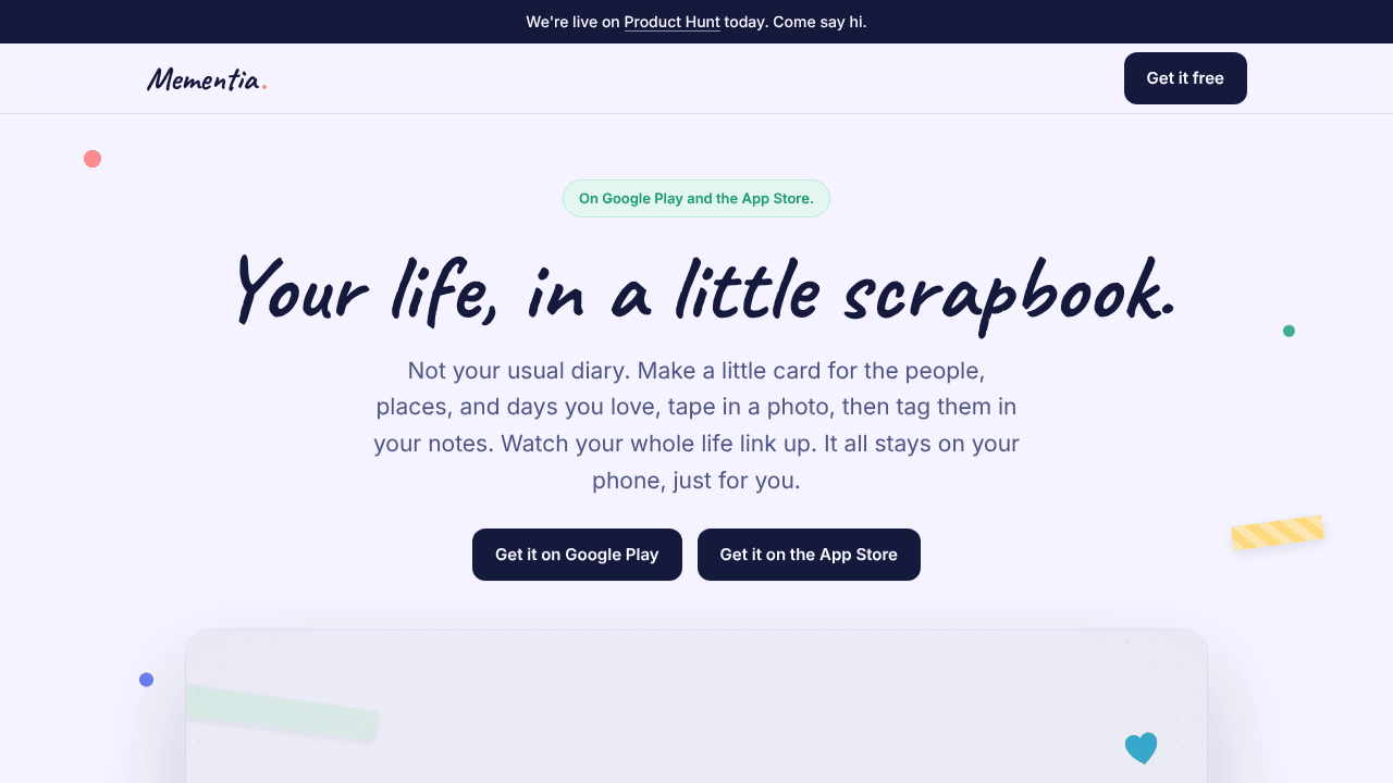 Mementia: Journal & Codex