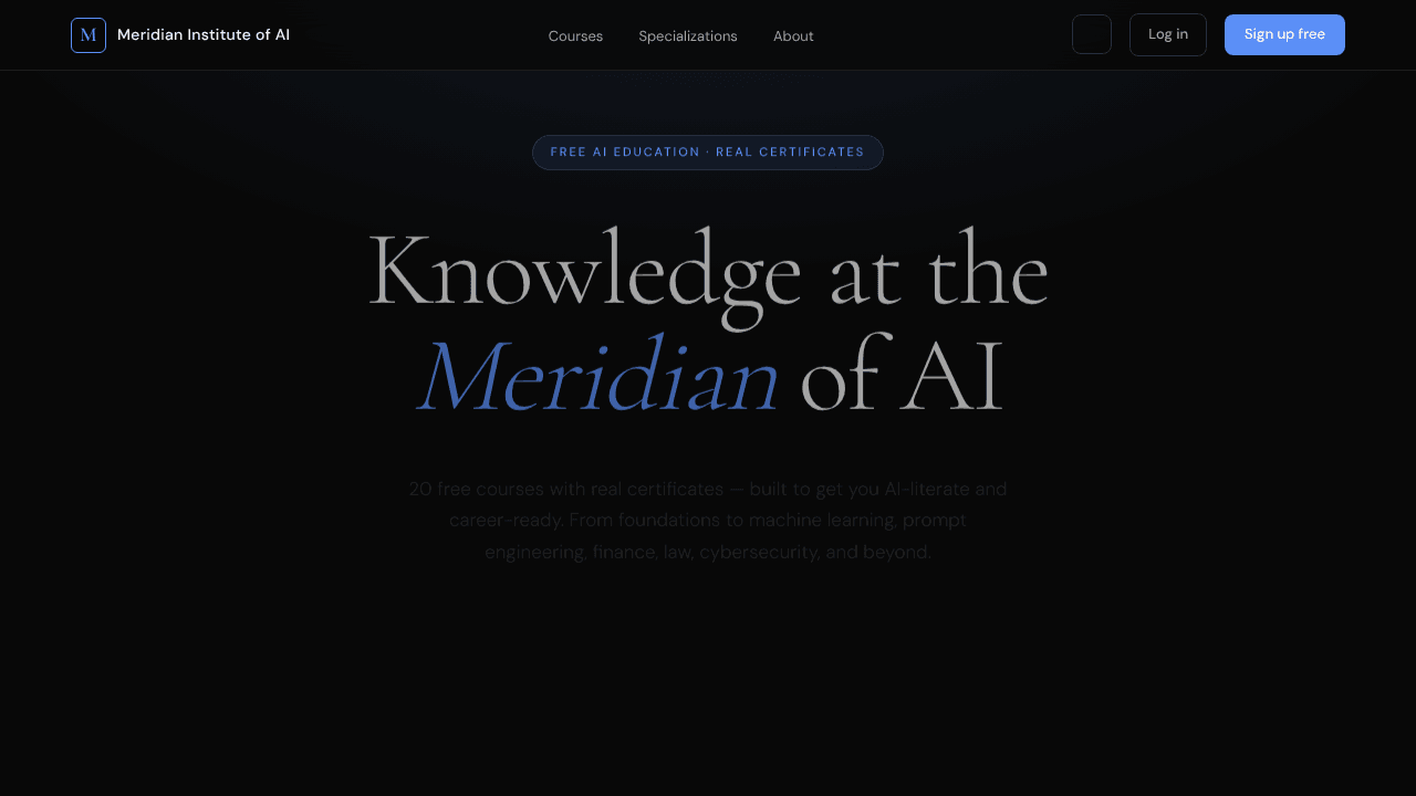 Meridian Institute of AI