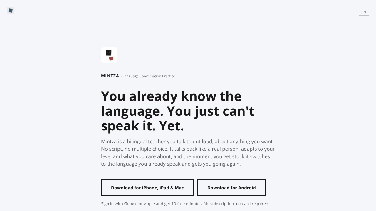 Mintza - Speak Languages