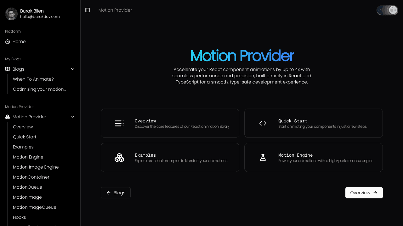 Motion Provider 