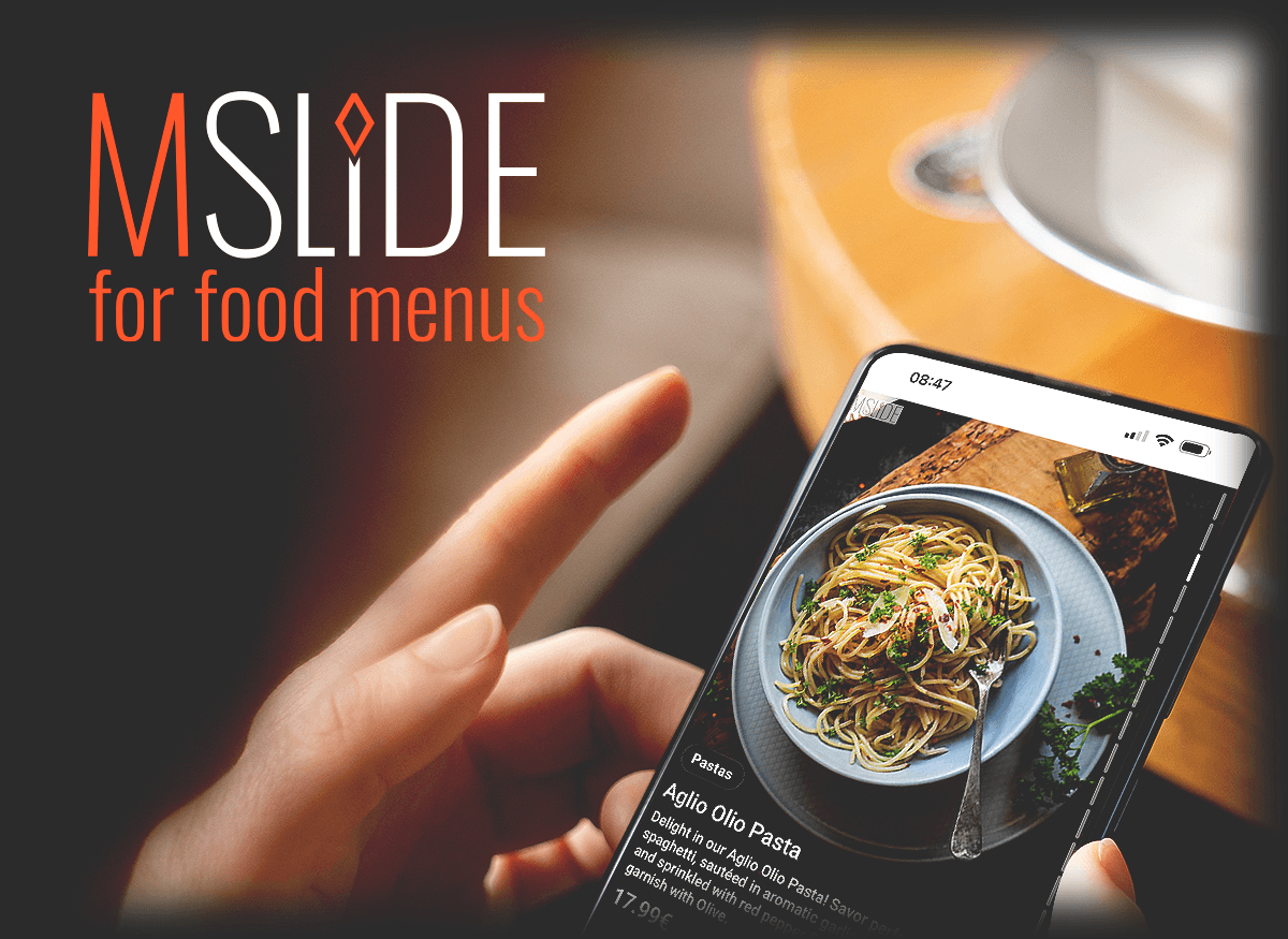 MSlide for food menus
