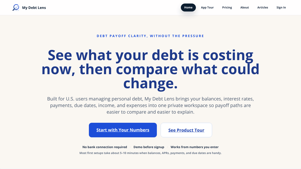 My Debt Lens