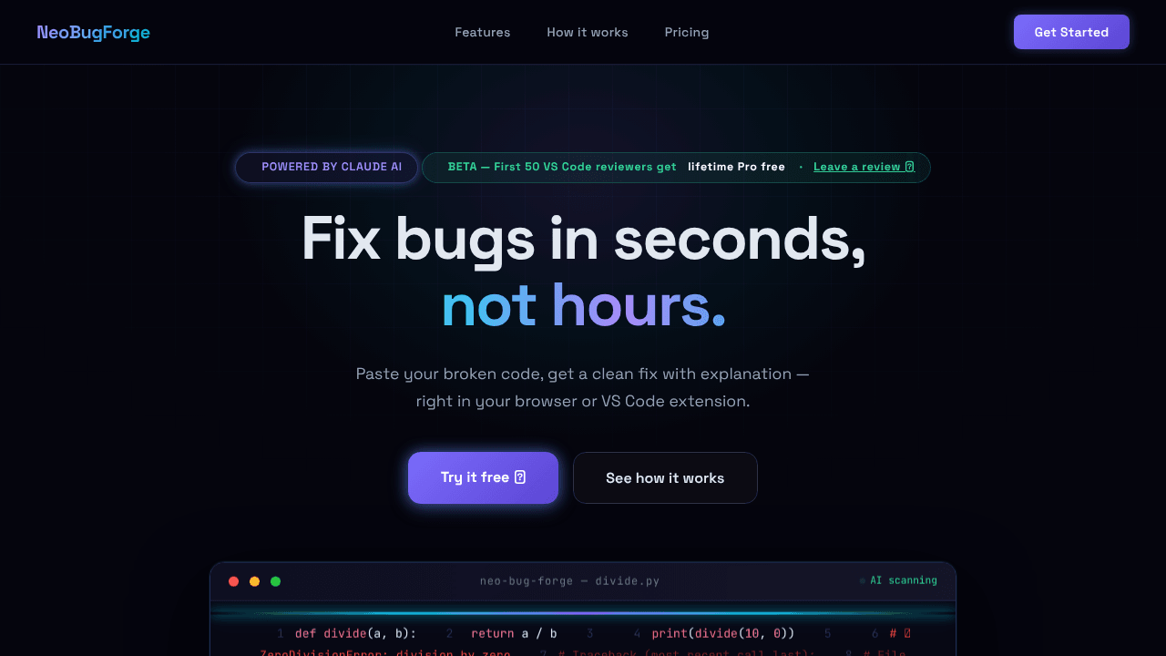 NEO BUG FORGE