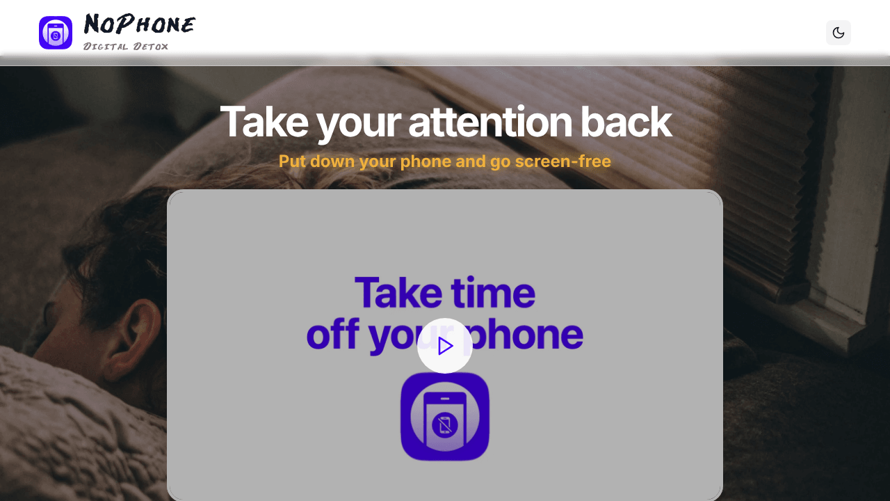 NoPhone - micro dosed digital detox