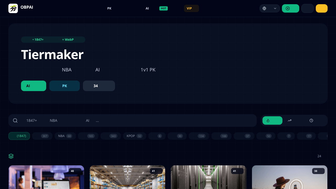 OBPAI Tier List maker 