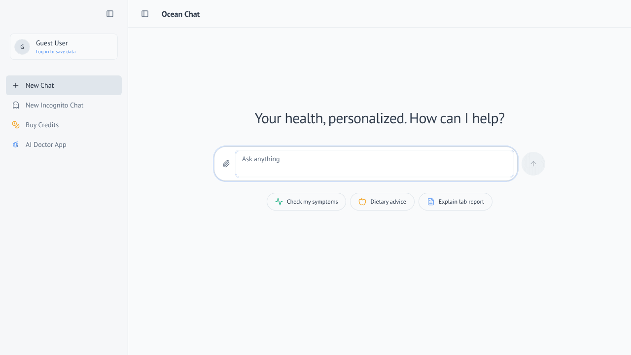 Ocean Chat - Chatgpt for Health