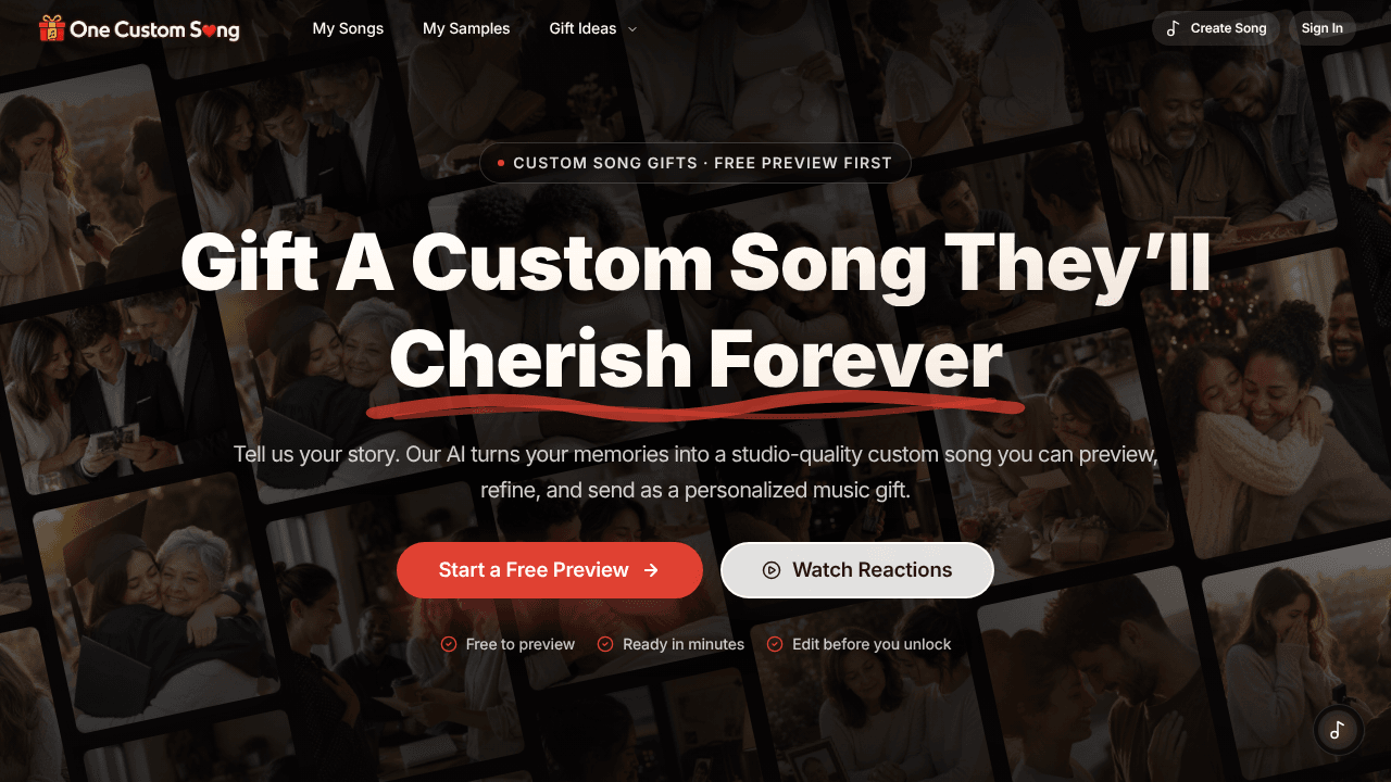 One Custom Song