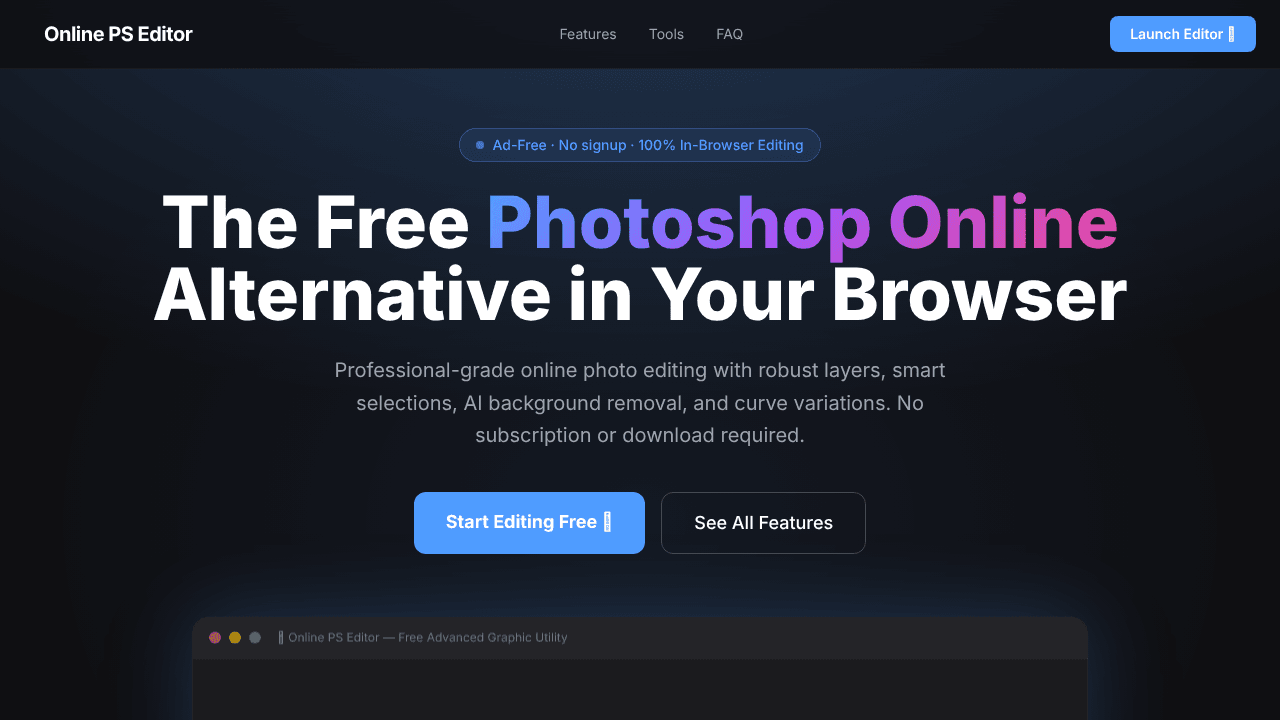 Online PS Editor