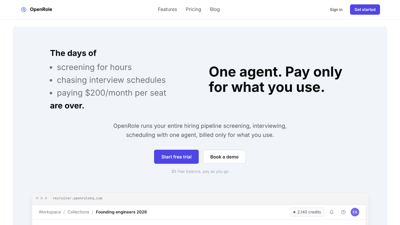 OpenRole Recruiter