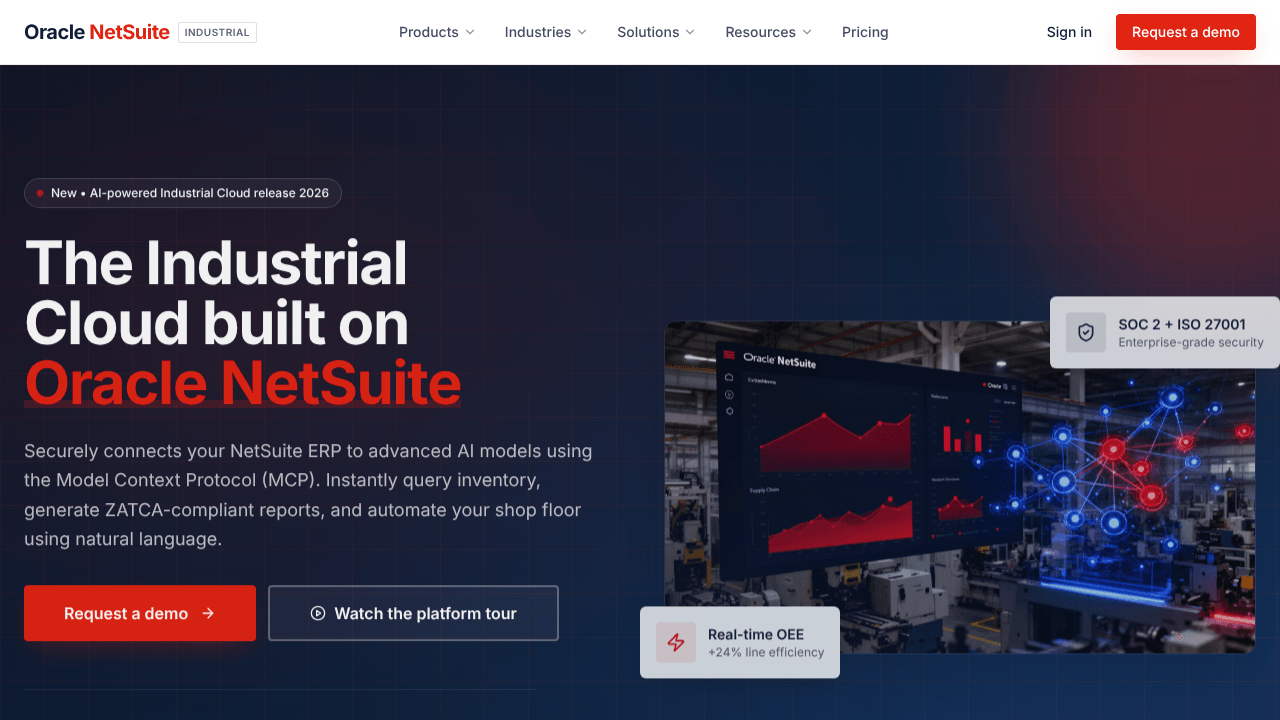 Oracle NetSuite Industrial