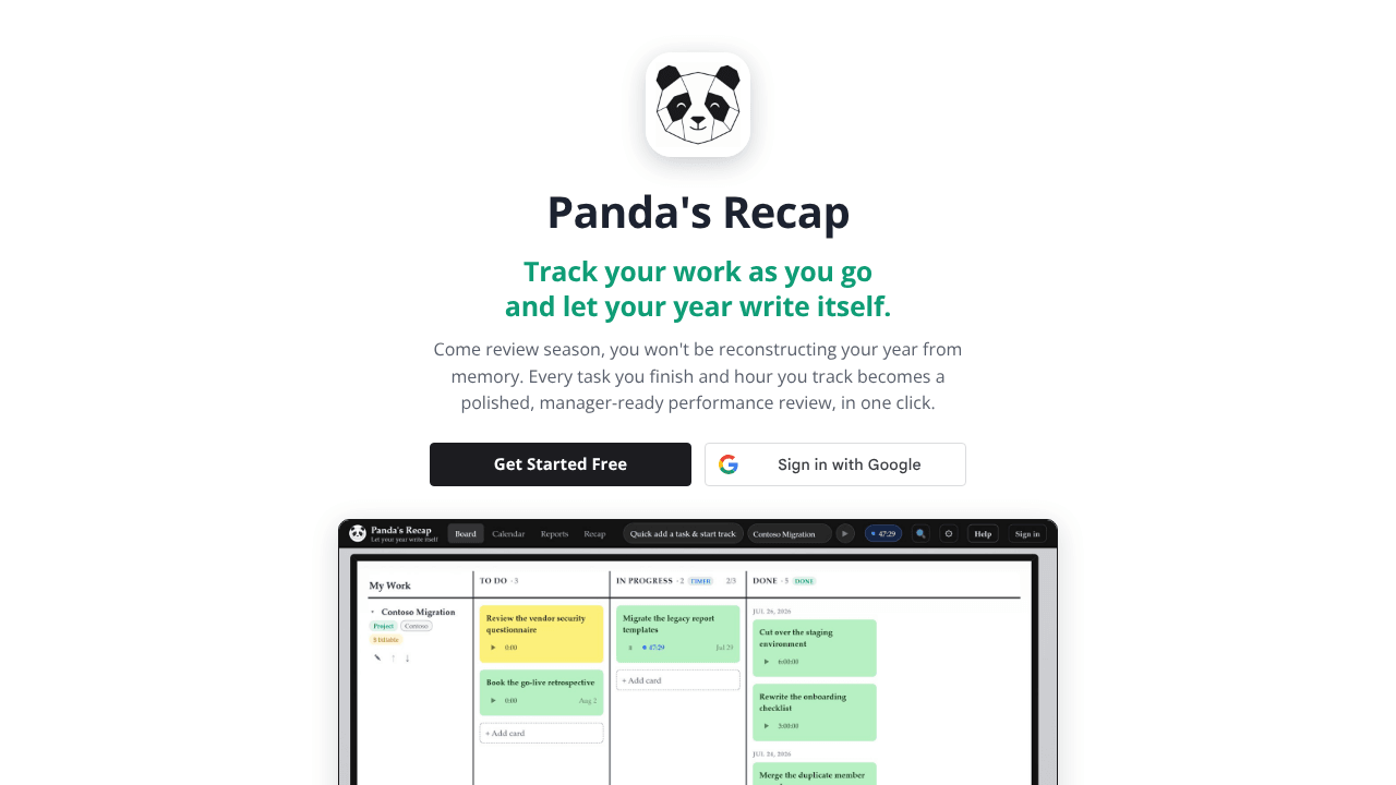 Panda's Recap