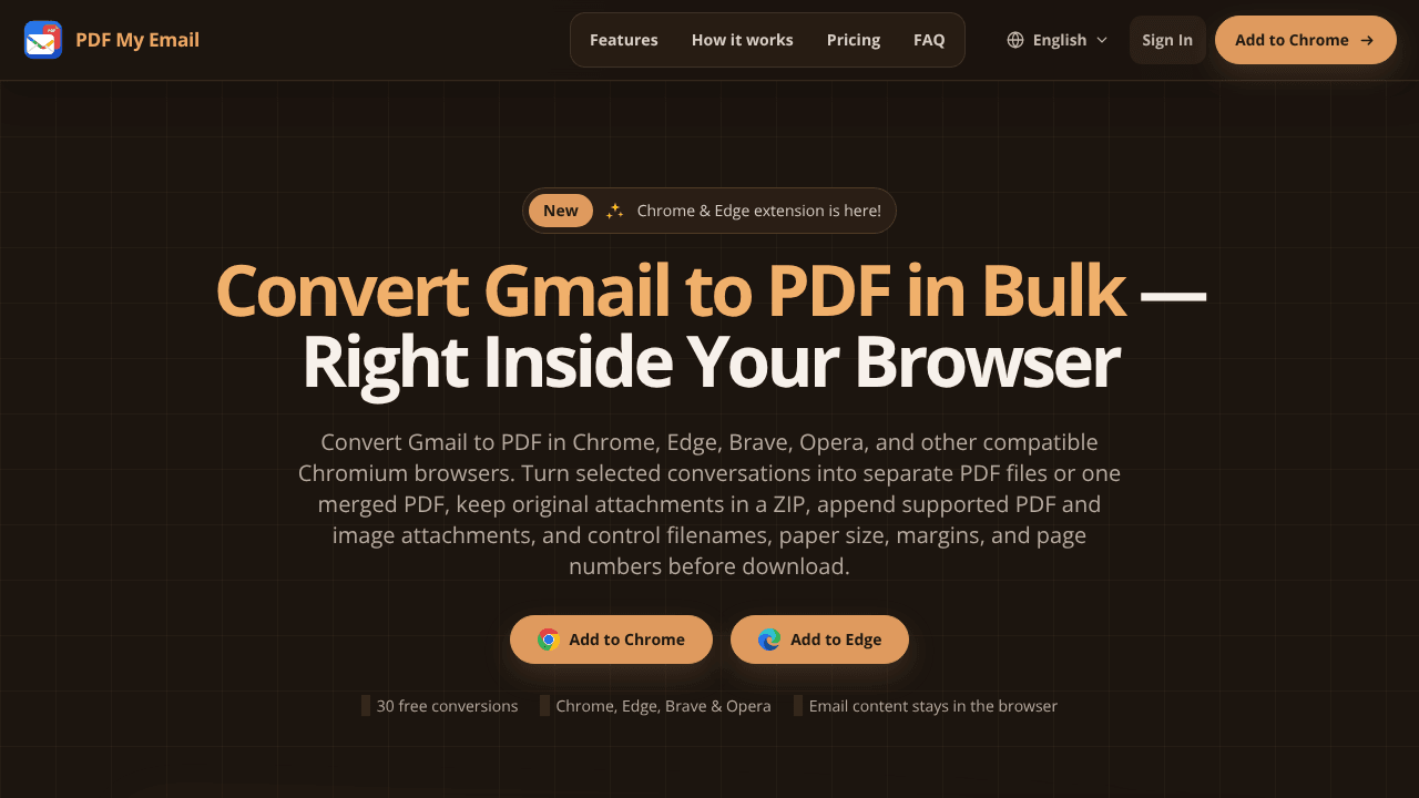 PDF My Email