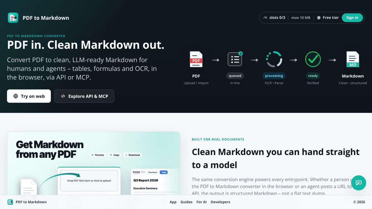 PDF to Markdown