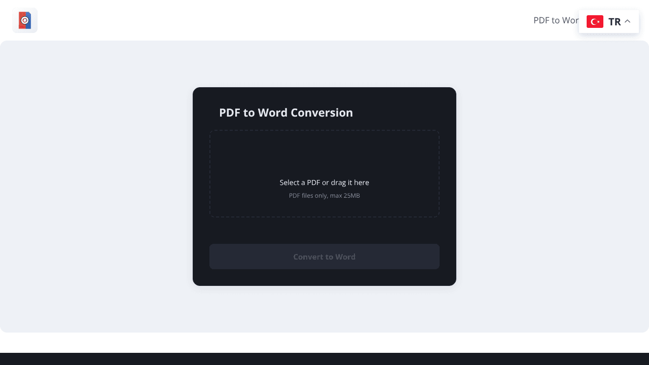 PDF to Word Converter