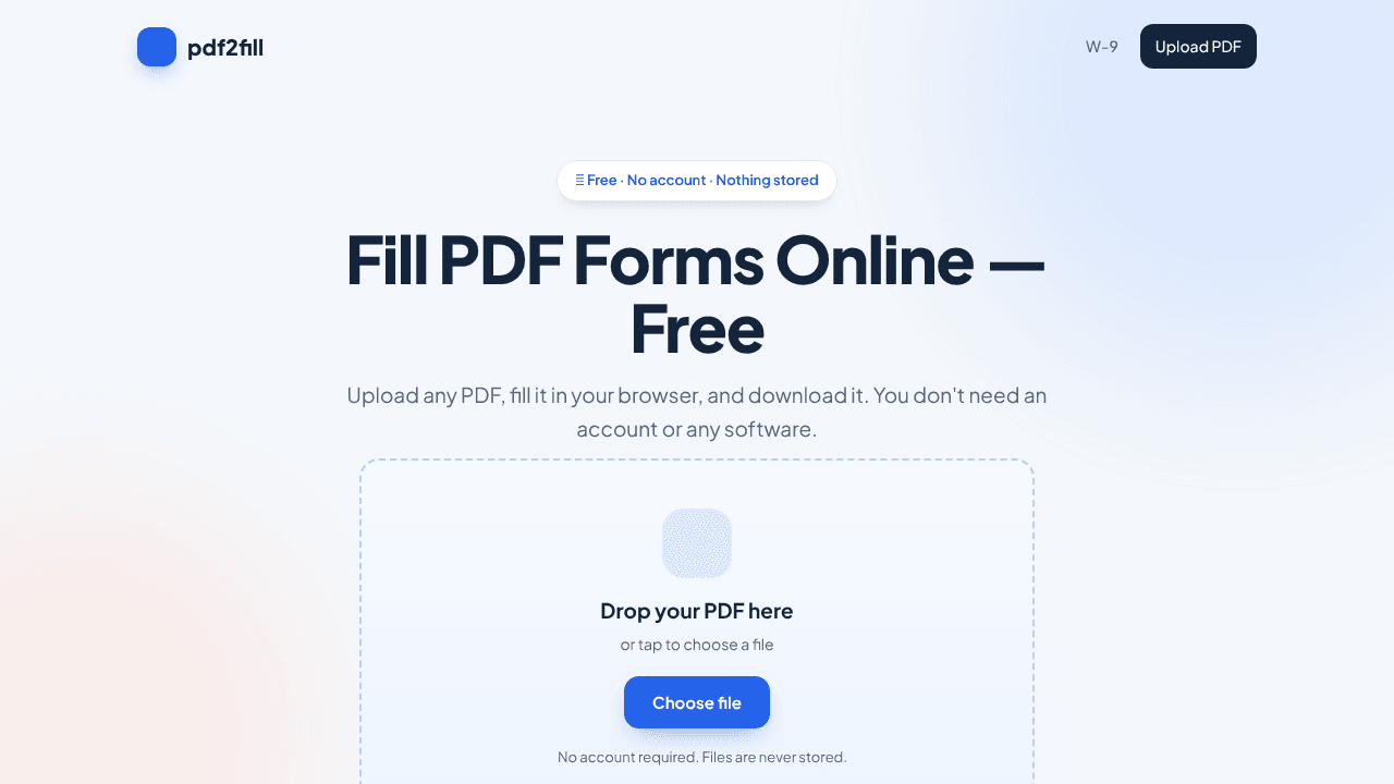 pdf2fill