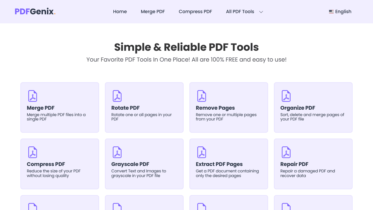 PdfGenix All in One Pdf Tools 
