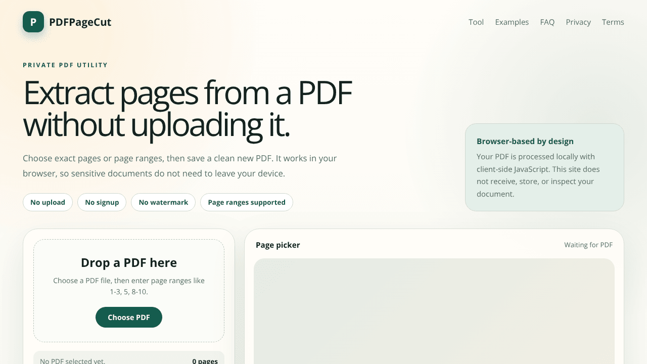 PDFPageCut 