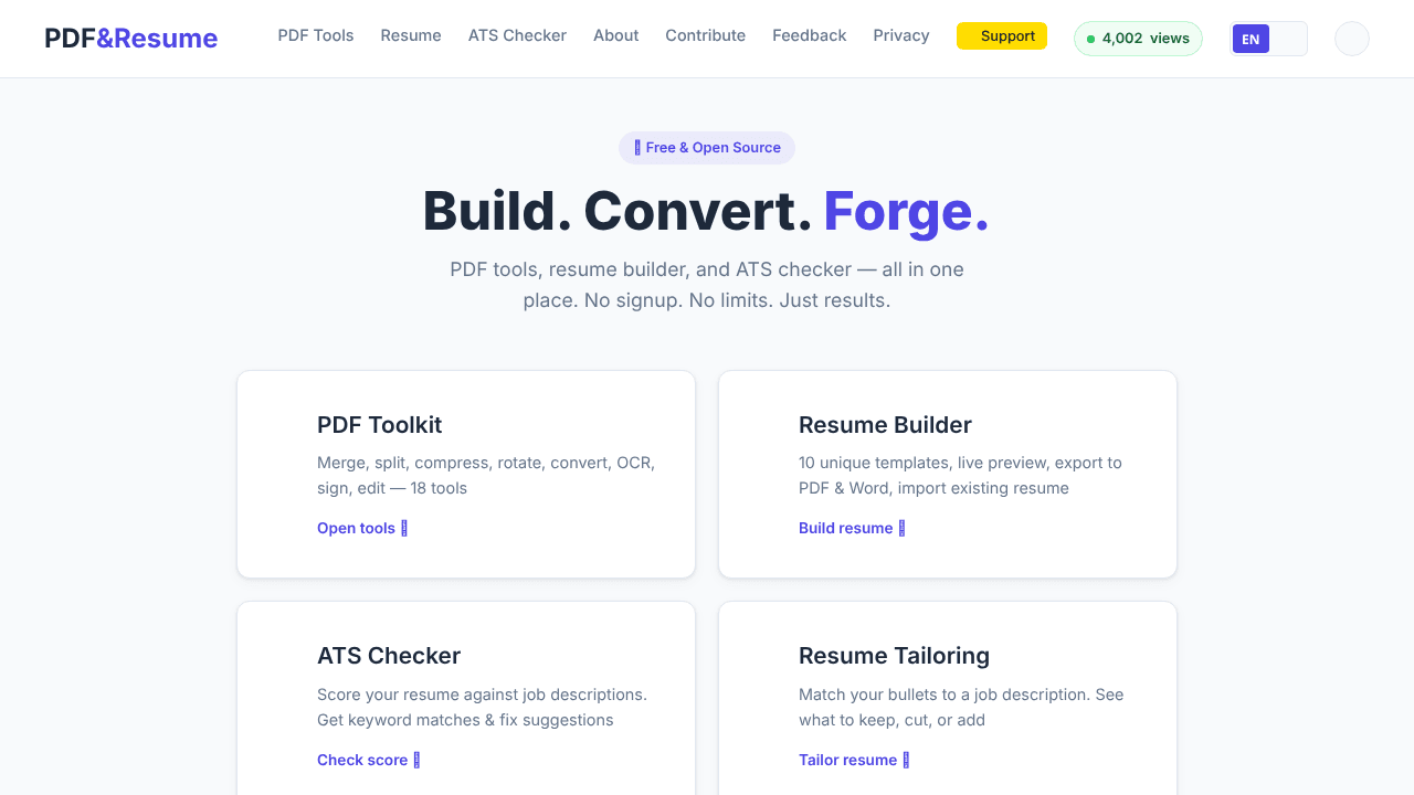 PDF&Resume