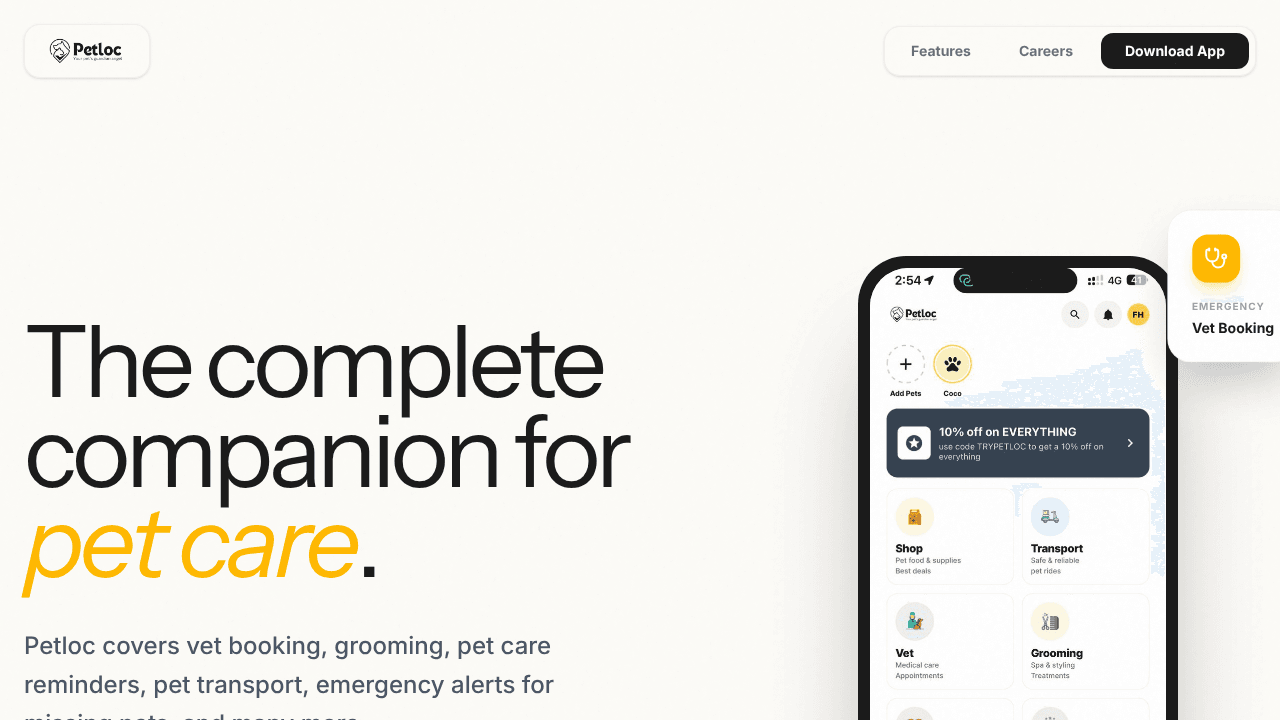 Petloc - Vet, Grooming & More