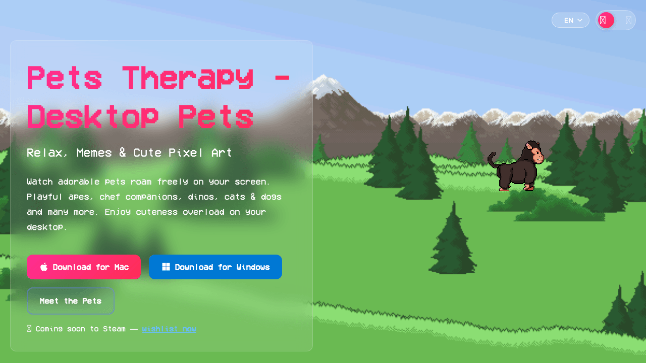 Pets Therapy - Desktop Pets