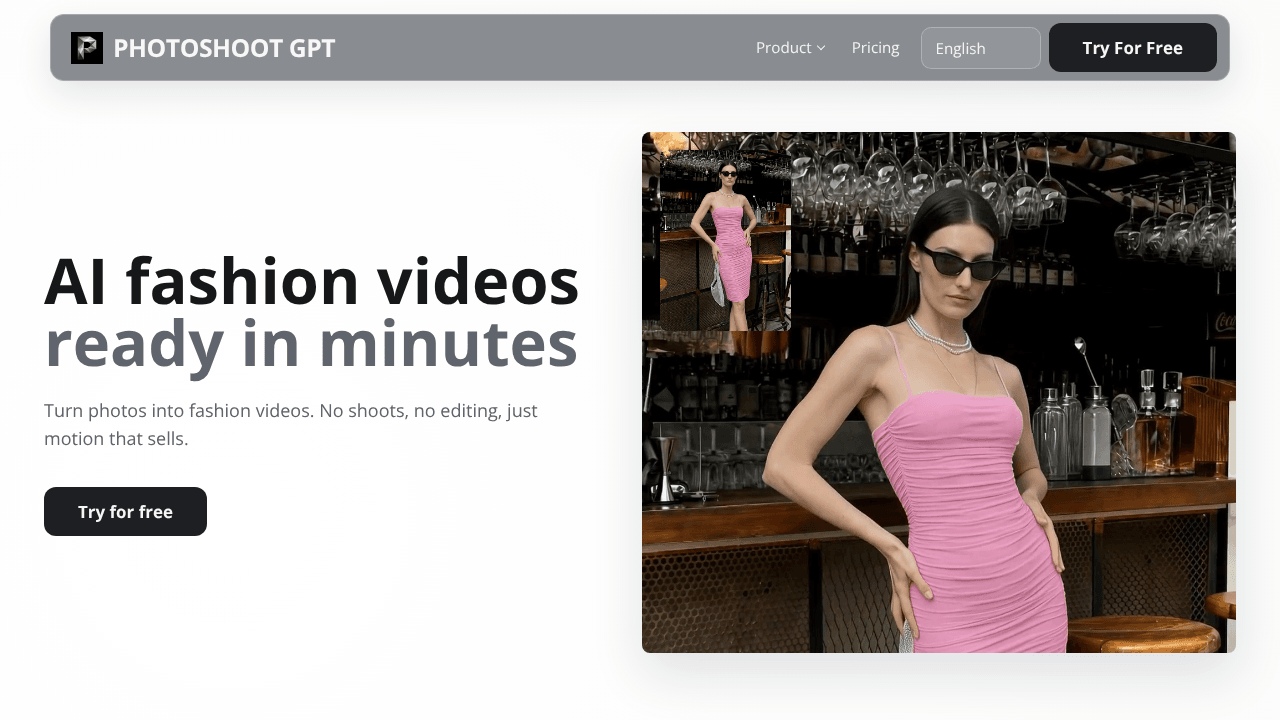 PhotoshootGPT: AI Fashion Video & Image