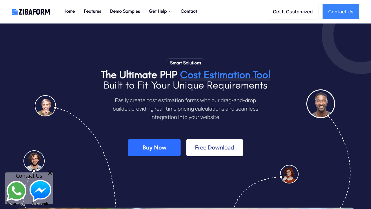 PHP Cost Estimation Form Builder