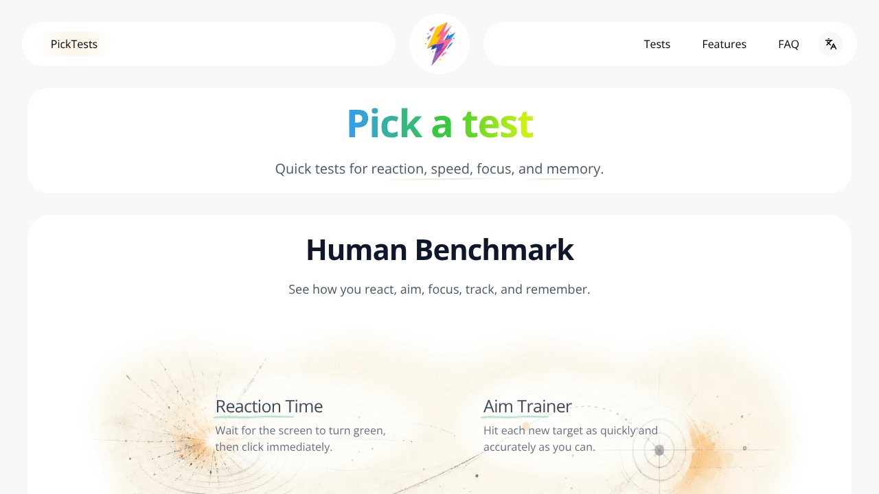 Pick a Test
