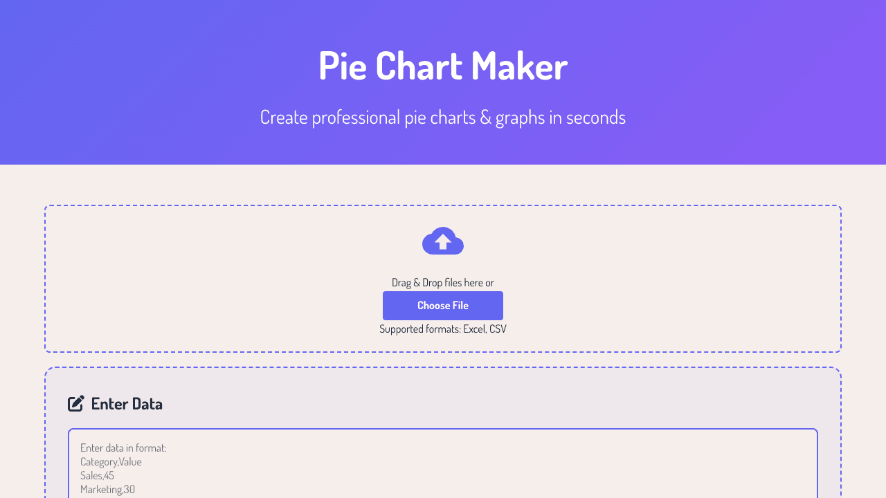 Pie Chart Maker