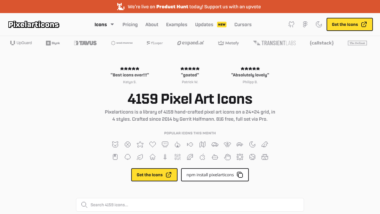 Pixelarticons