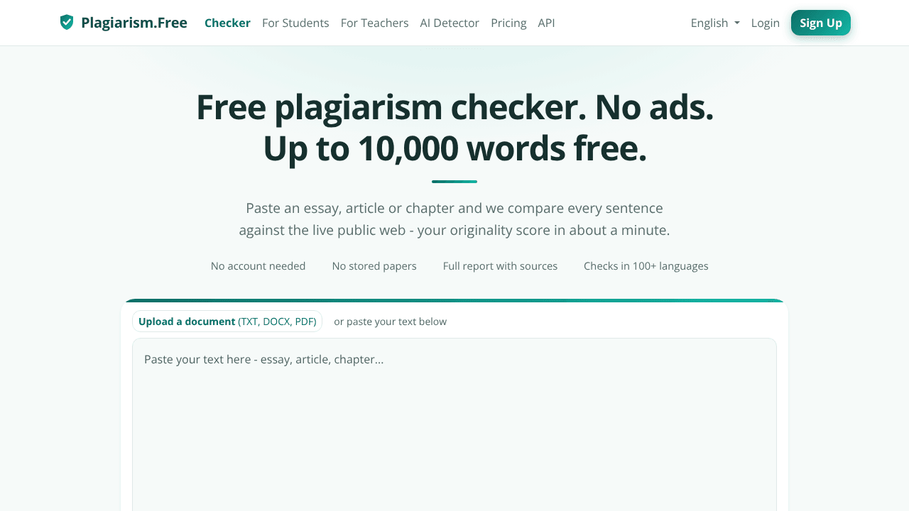 Plagiarism.Free