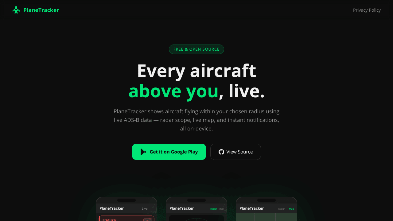 PlaneTracker
