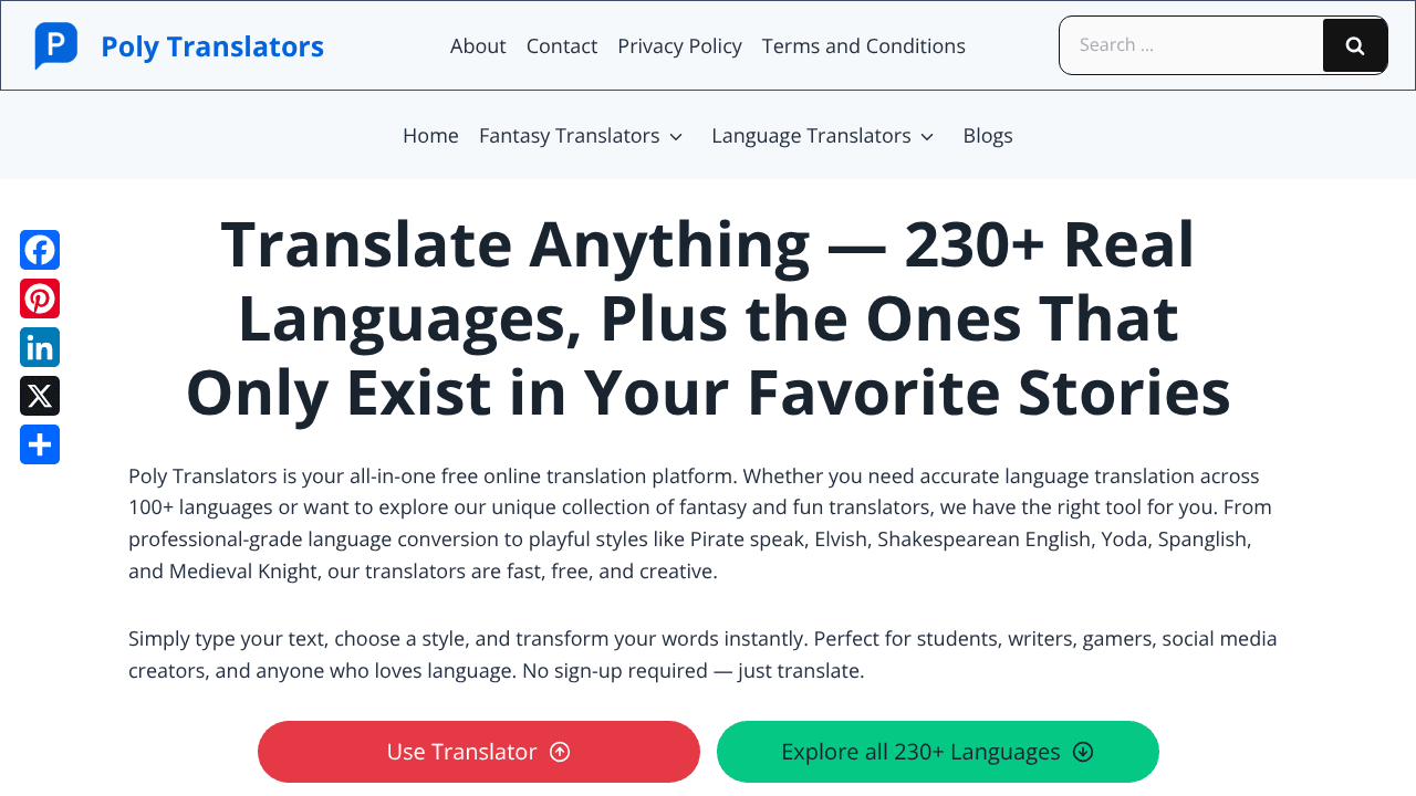 Poly Translators