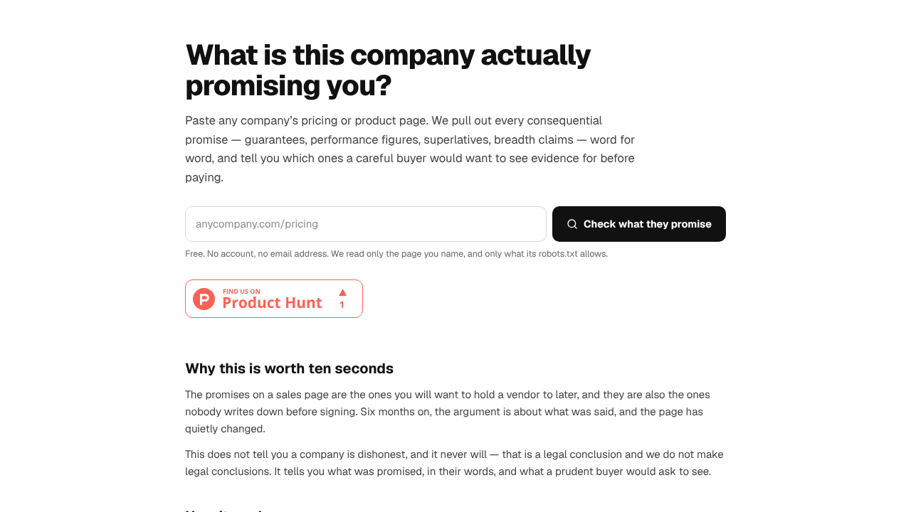 PromiseProof