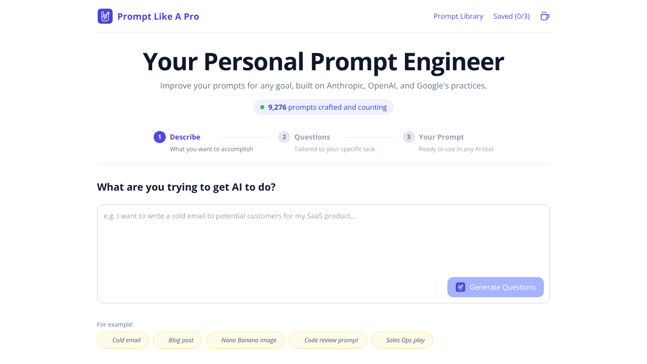 Prompt Like A Pro