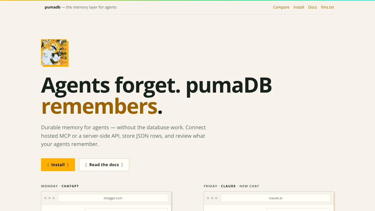 pumaDB